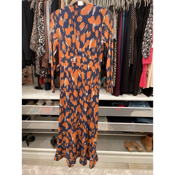 New C. Wonder by Christian Siriano Mesh Ruffle Hem Dress with Faux Wrap - Picture 6 of 10